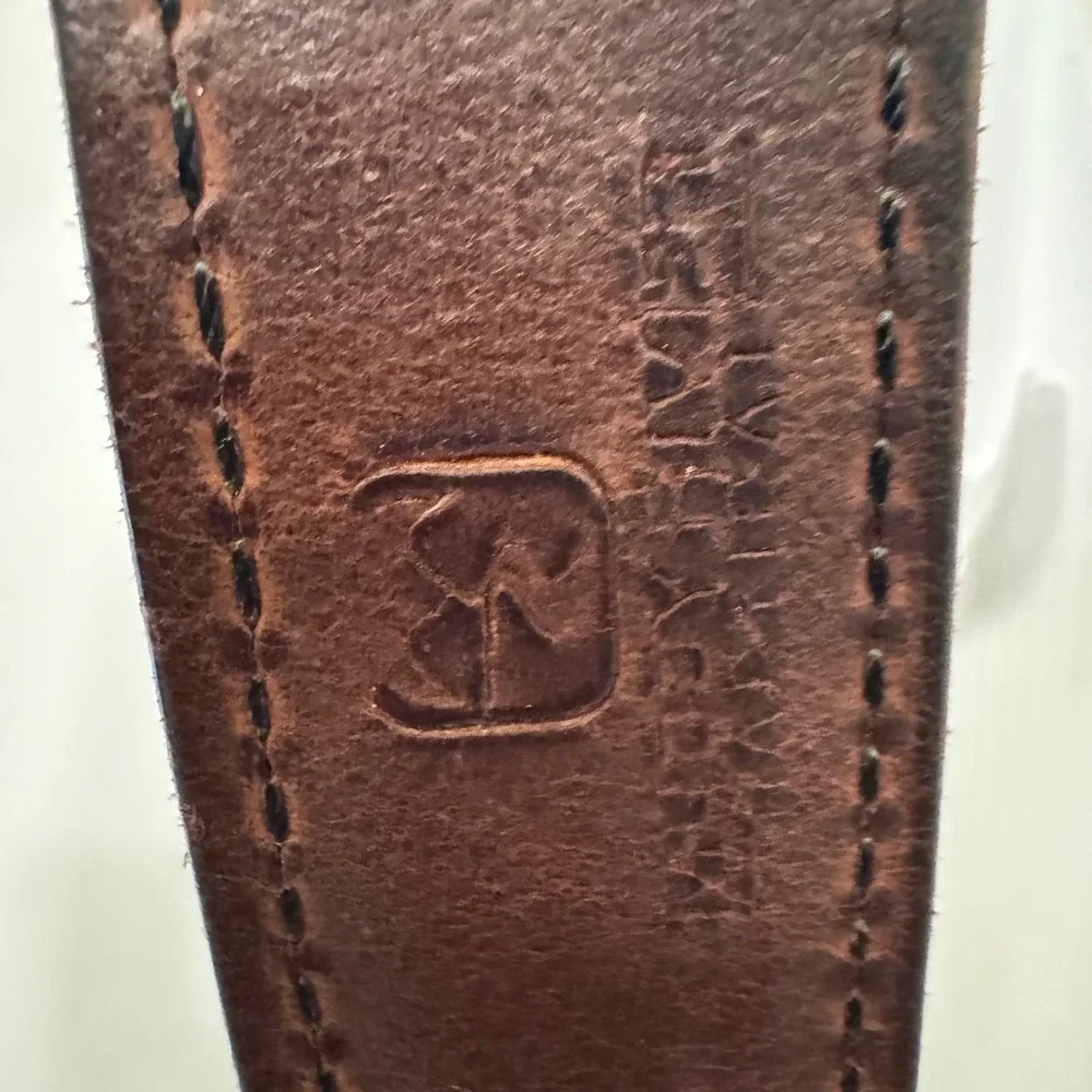 Muddy River Tactical Leather Belt Mens Sz40 Western Vintage  Distressed preloved